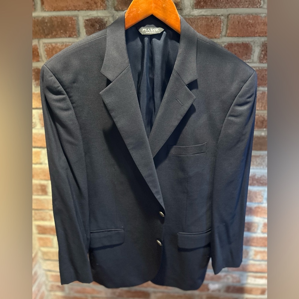 Navy blue classic blazer